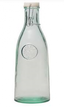 'Glasflasche, 0.95 Liter, mit Bügelverschluss, San Miguel aus 100 % Recycling Glas